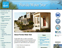 Tablet Screenshot of floridawaterstar.com